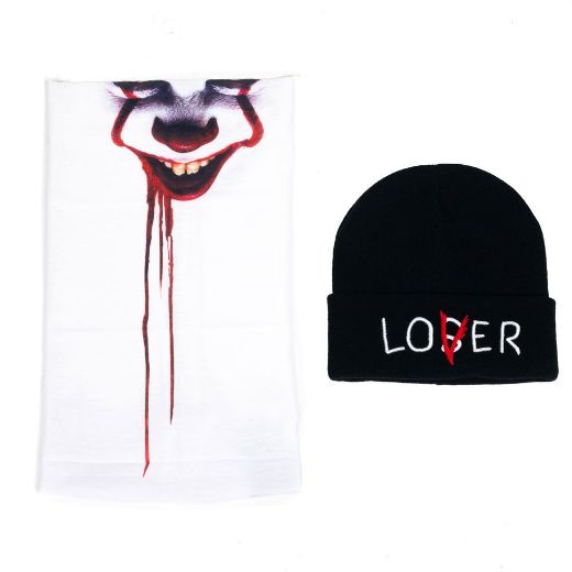 Picture of IT Pennywise Beanie & Gaiter Combo