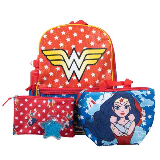 Picture of Wonder Woman 5 PC Backpack Set