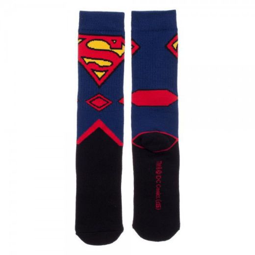Picture of DC Comics Superman Suit Up Crew Socks