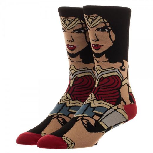 Picture of DC Comics Justice League Wonder Woman Animigos 360 Character Socks