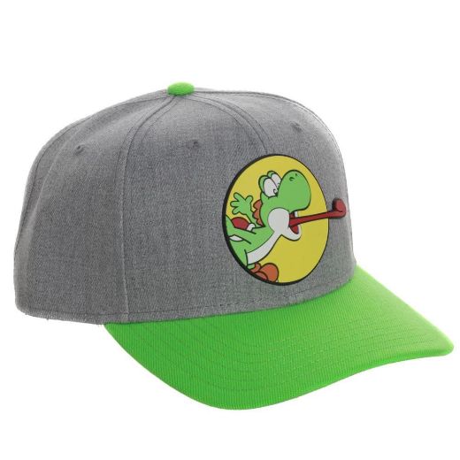 Picture of Super Mario Yoshi Curved Bill Snapback