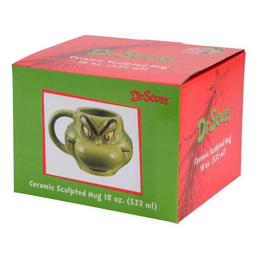 Picture of Dr. Seuss The Grinch 16 oz. Ceramic Sculpted Mug