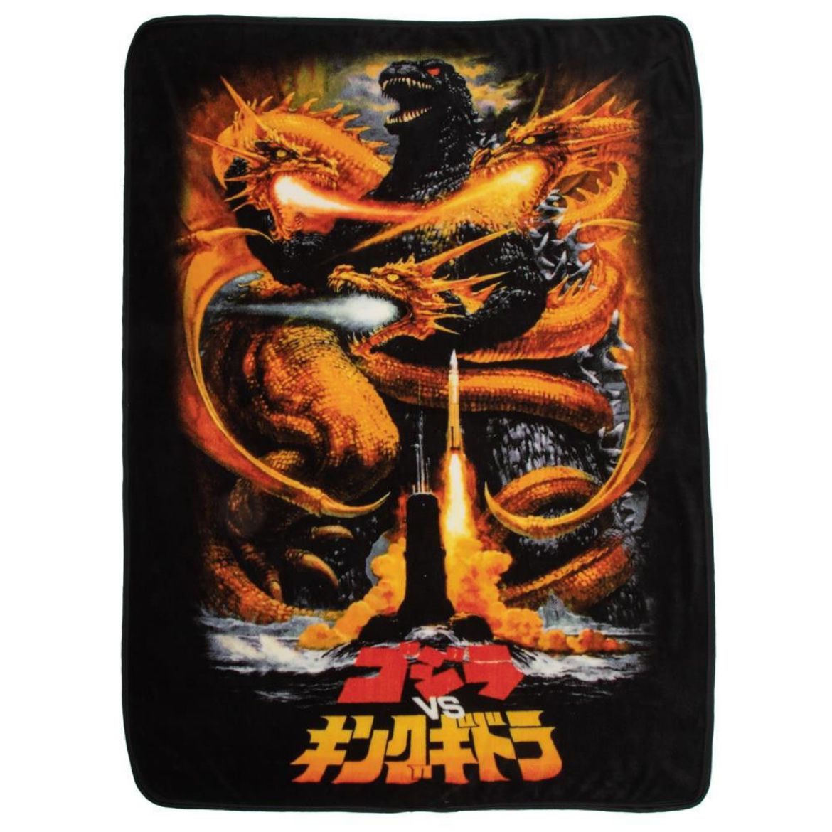 Picture of Godzilla Fleece Throw Blanket