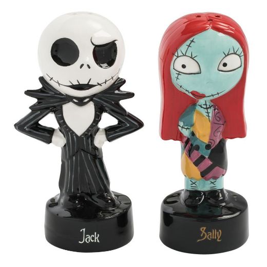 Picture of The Nightmare Before Christmas Jack & Sally Sculpted Salt & Pepper Set