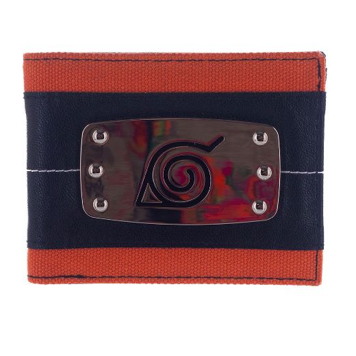 Picture of Naruto Metal Badge Bi-fold Wallet