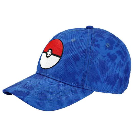 Picture of Pokemon Pokeball Blue Washed Hat