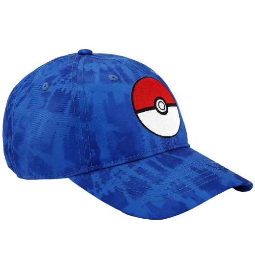 Picture of Pokemon Pokeball Blue Washed Hat