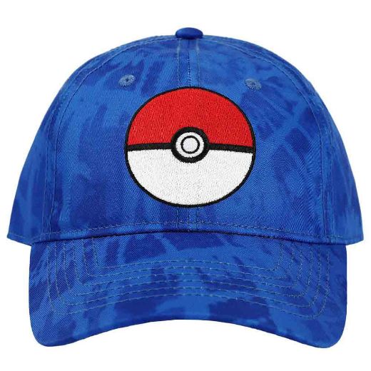 Picture of Pokemon Pokeball Blue Washed Hat