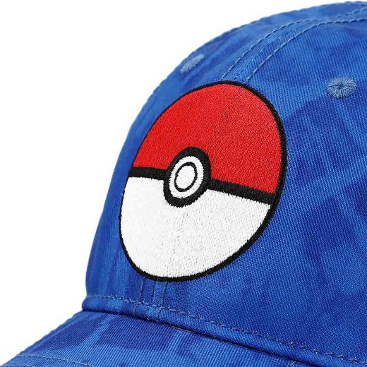 Picture of Pokemon Pokeball Blue Washed Hat