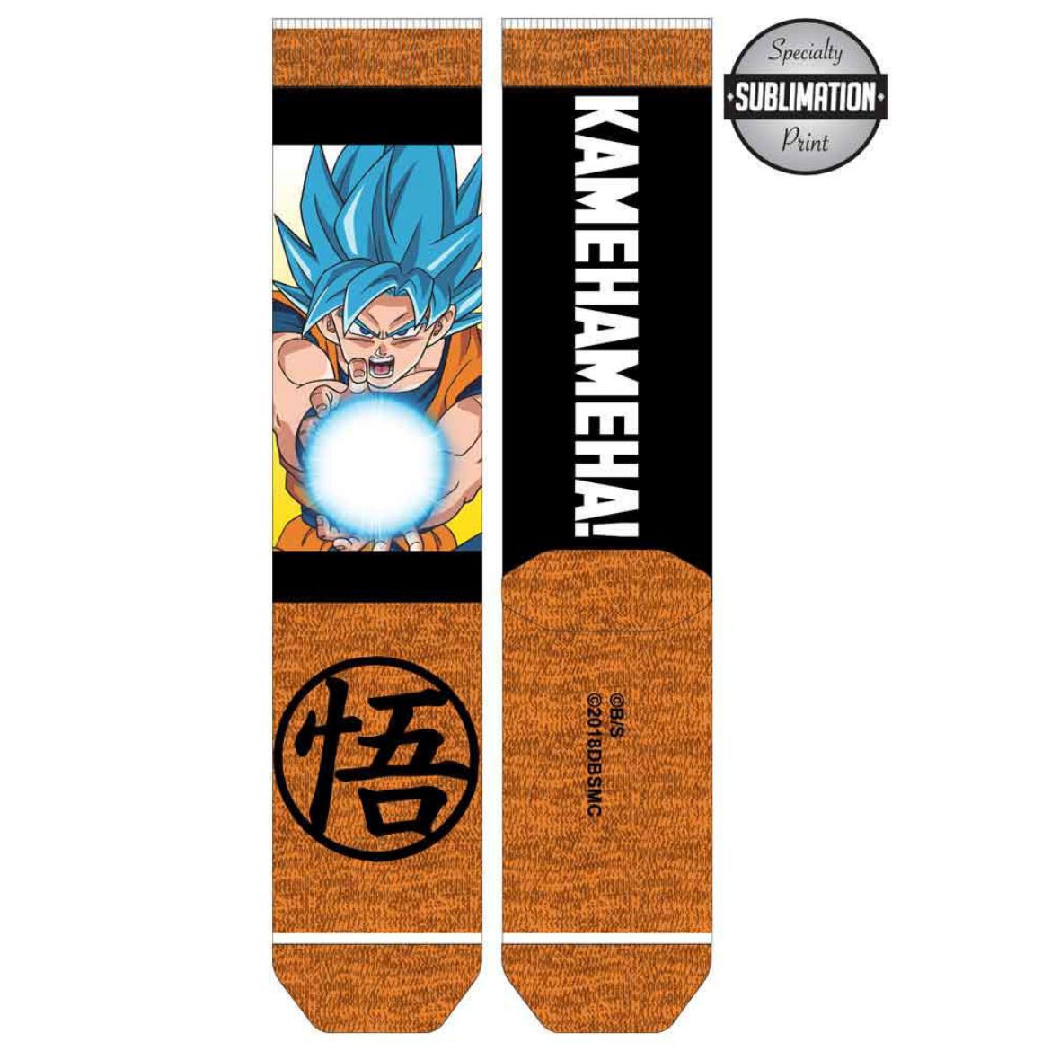 Picture of Dragon Ball Z Goku Statement Crew Socks