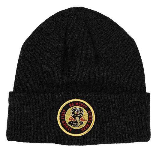 Picture of Cobra Kai Woven Patch Beanie