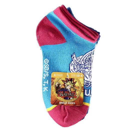 Picture of Yu-Gi-Oh! 6 Pair Youth Socks