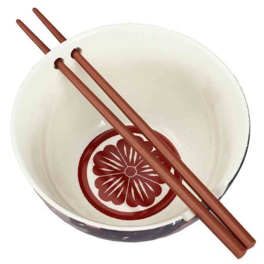 Picture of Godzilla 20 oz. Ceramic Ramen Bowl with Chopsticks