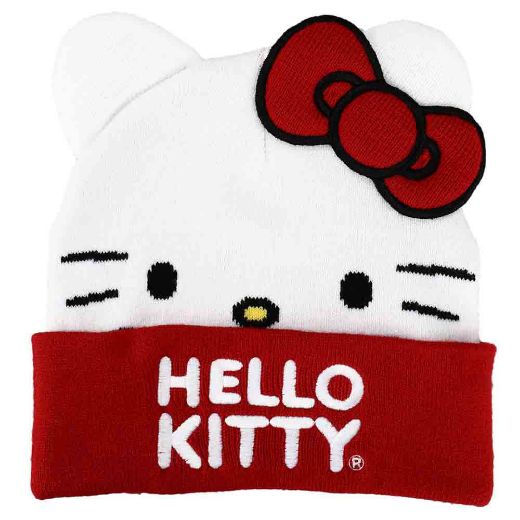 Picture of Hello Kitty Embroidered Big Face Beanie