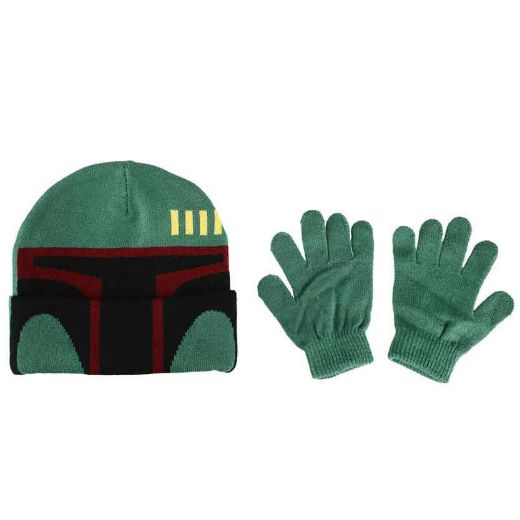 Picture of Star Wars Boba Fett Youth Beanie & Gloves Combo