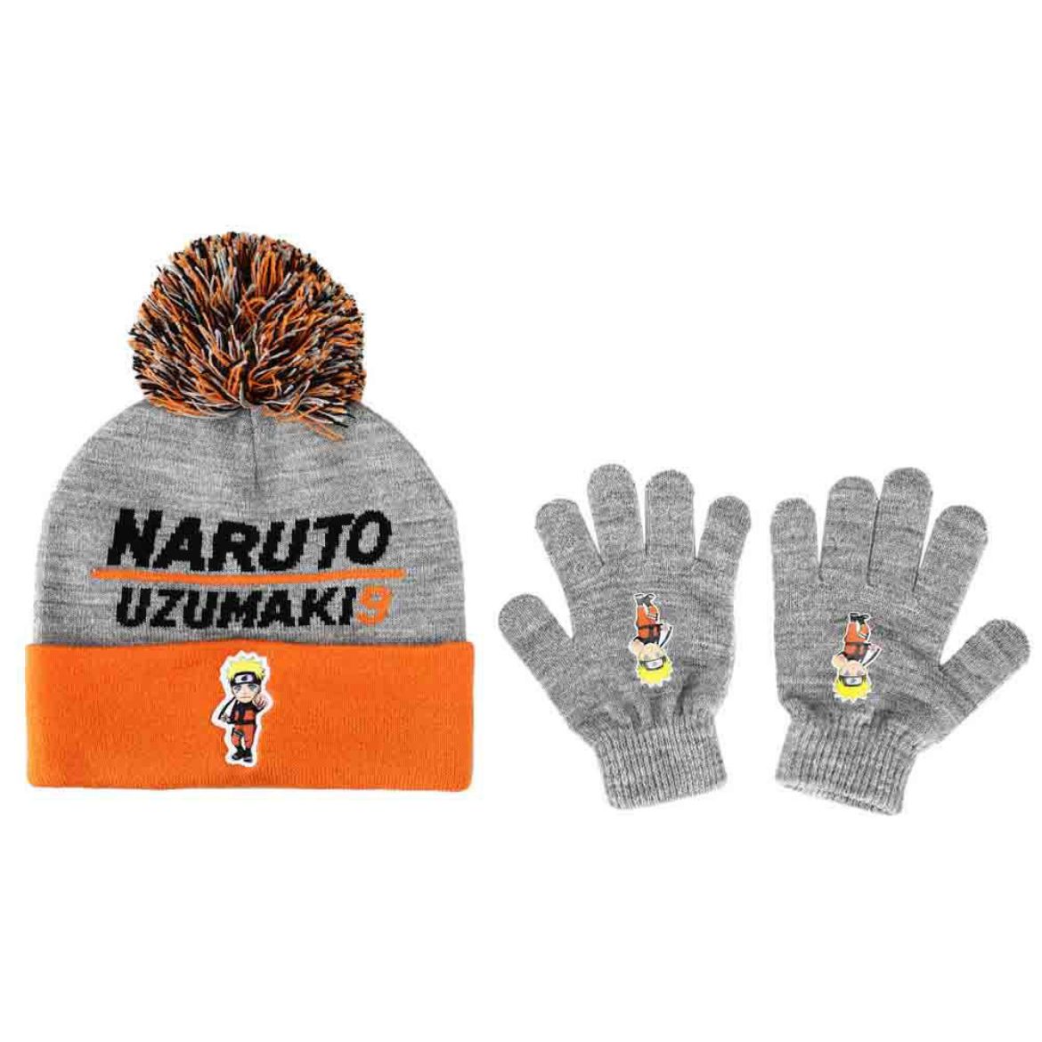 Picture of Naruto Shippuden Youth Beanie & Gloves Combo
