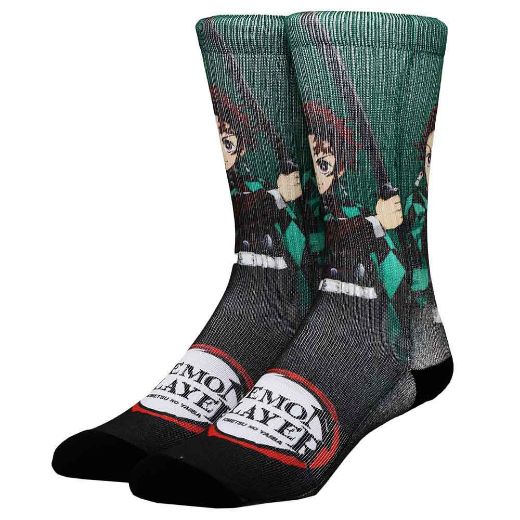 Picture of Demon Slayer Tanjiro Sublimated Crew Socks