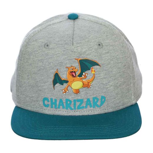 Picture of Pokemon Charizard Jersey Patch Youth Flat Bill Snapback