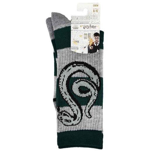 Picture of Harry Potter Slytherin Rugby Stripe Crew Socks