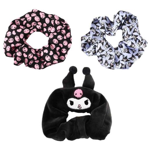Picture of Kuromi 3 Pack Scrunchies