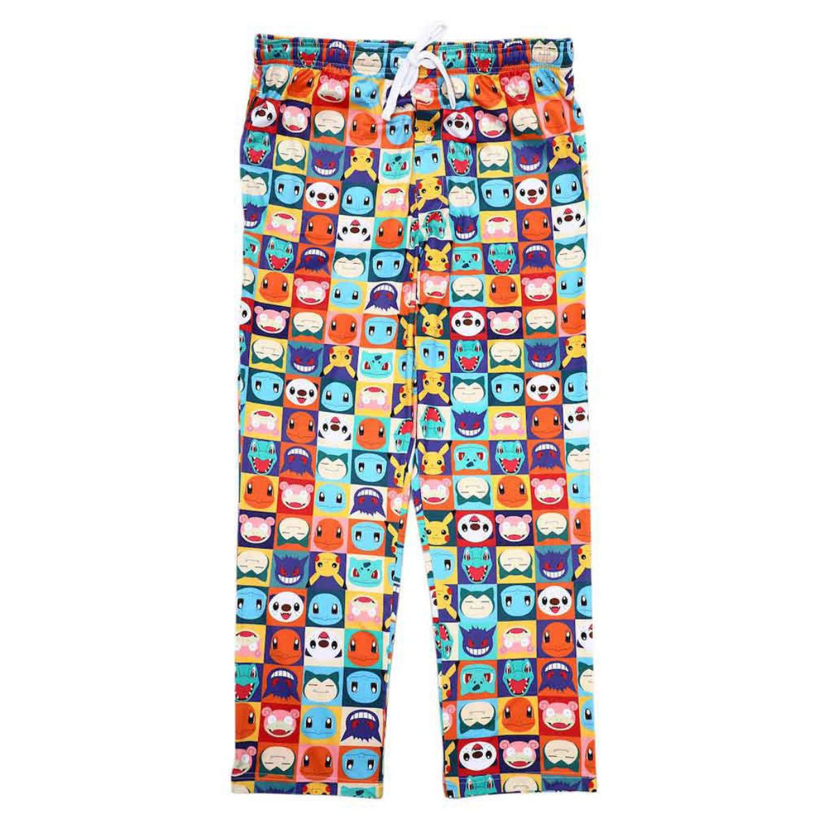 Picture of Pokemon Character Faces AOP Pre-pack Lounge Pants