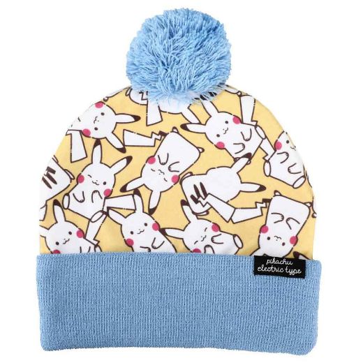 Picture of Pokemon Pikachu Electric Type AOP Pom Beanie