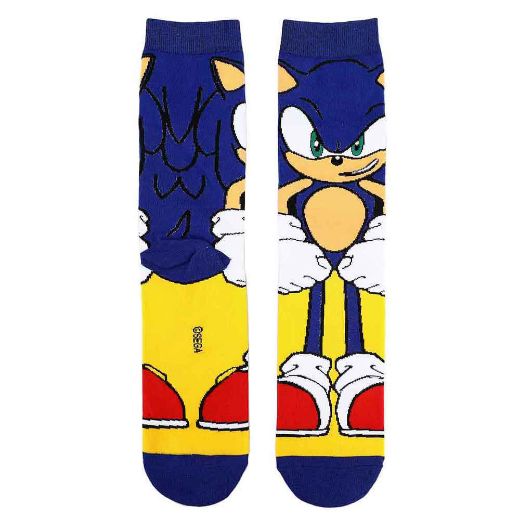 Picture of Sonic the Hedgehog  Sonic, Tails, and Knuckles 3 Pair Crew Sock