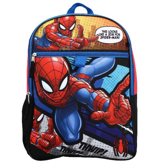 Picture of Marvel Spider-Man 6 pc Backpack Set