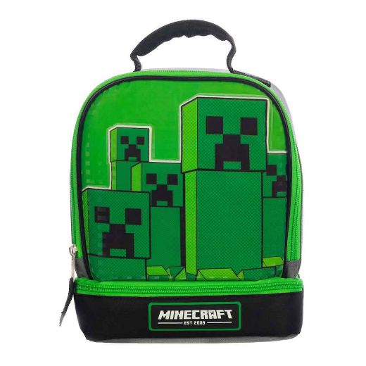 Picture of Minecraft Creeper Insulated Lunch Tote