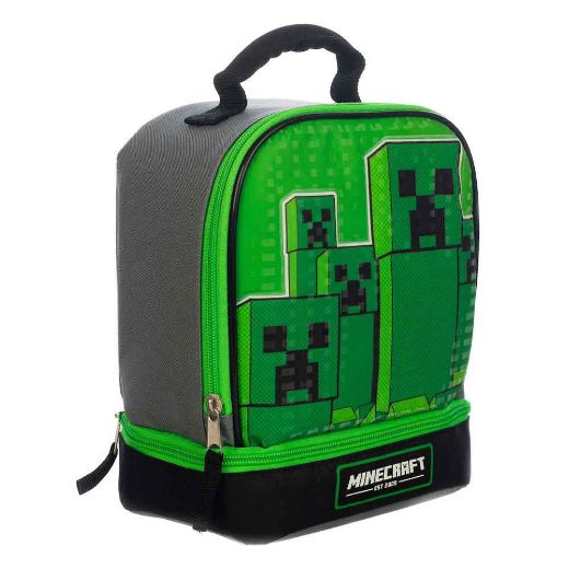 Picture of Minecraft Creeper Insulated Lunch Tote