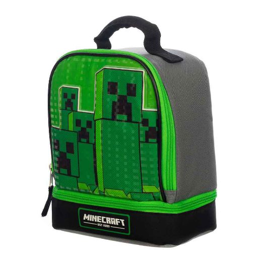 Picture of Minecraft Creeper Insulated Lunch Tote
