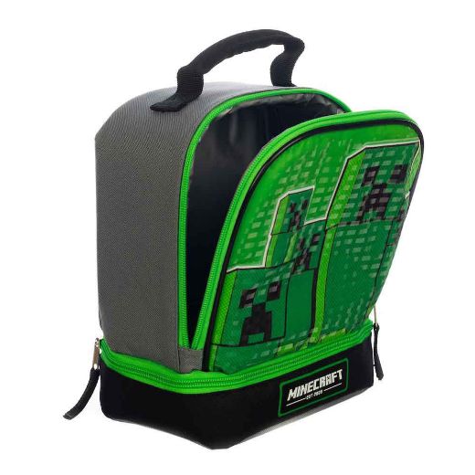 Picture of Minecraft Creeper Insulated Lunch Tote