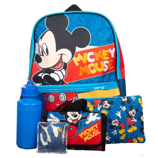 Picture of Disney Mickey Mouse 5 pc Backpack Set
