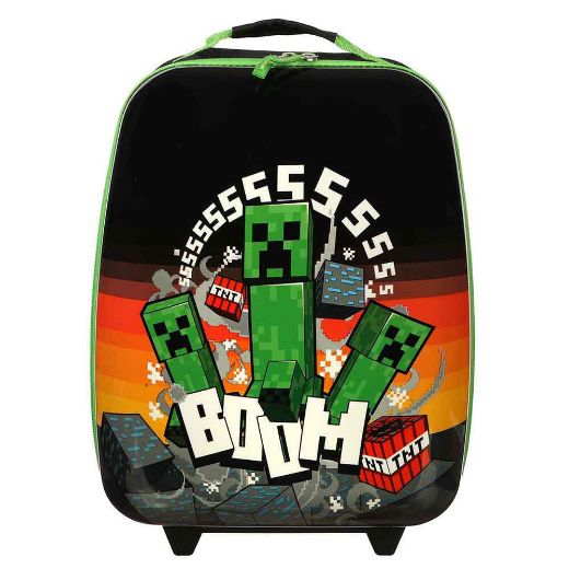 Picture of Minecraft Collapsible Rolling Luggage