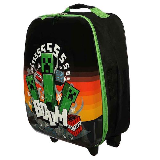 Picture of Minecraft Collapsible Rolling Luggage