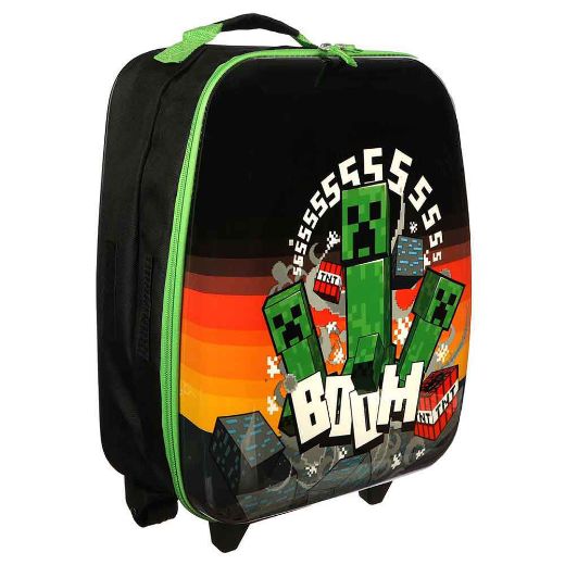 Picture of Minecraft Collapsible Rolling Luggage
