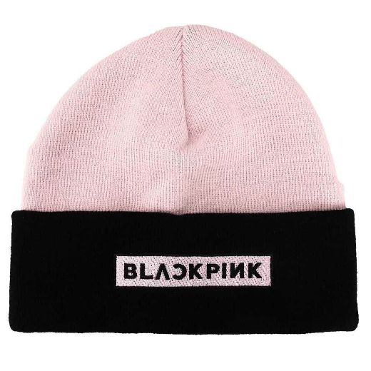 Picture of BLACKPINK Embroidered Color Block Beanie