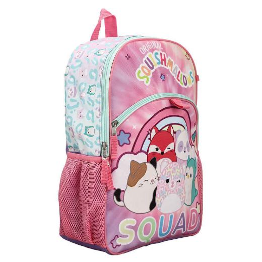 Picture of Squishmallows Squad Sublimated Print 4 pc Backpack Set