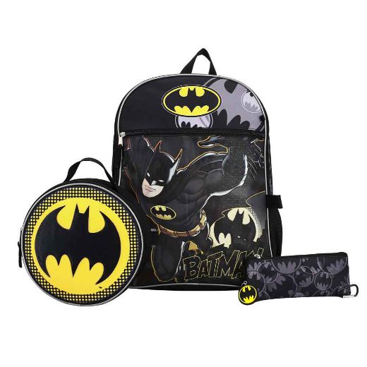 Picture of DC Comics Batman 5 pc Backpack Set