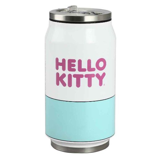 Picture of Hello Kitty 10 oz. Stainless Steel Travel Soda Can