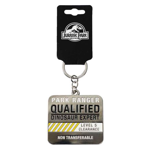Picture of Jurassic Park Qualified Park Ranger Keychain