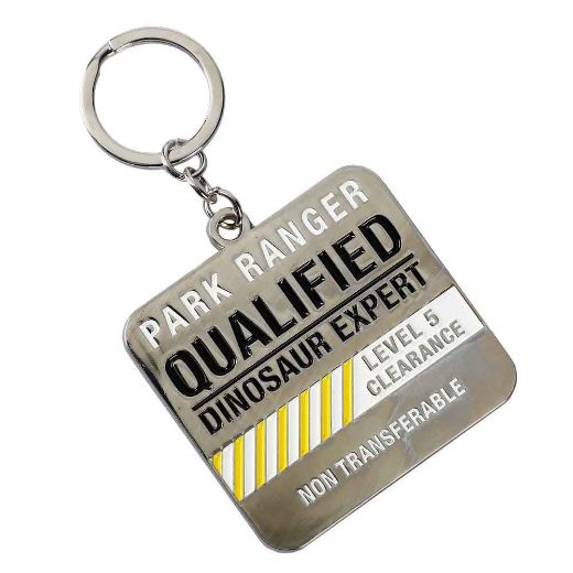Picture of Jurassic Park Qualified Park Ranger Keychain