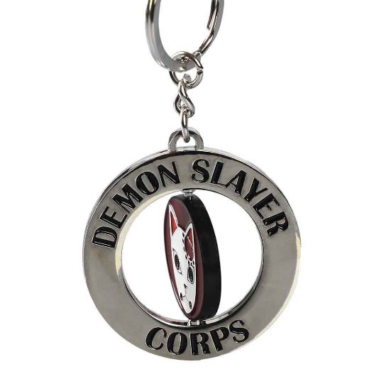 Picture of Demon Slayer Fox Warding Mask Spinner Keychain
