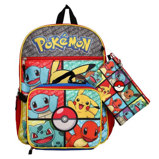 Picture of Pokemon 4 pc Backpack Set