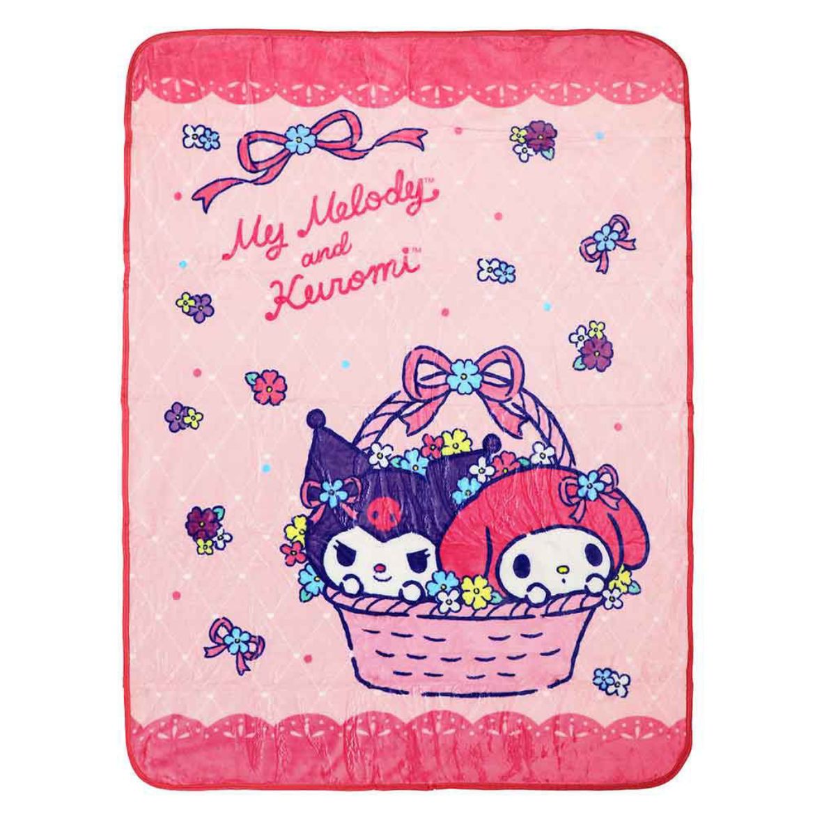 Picture of Kuromi & My Melody Fleece Throw Blanket