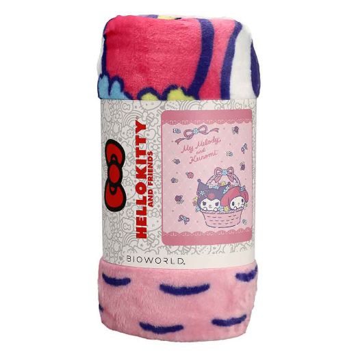 Picture of Kuromi & My Melody Fleece Throw Blanket