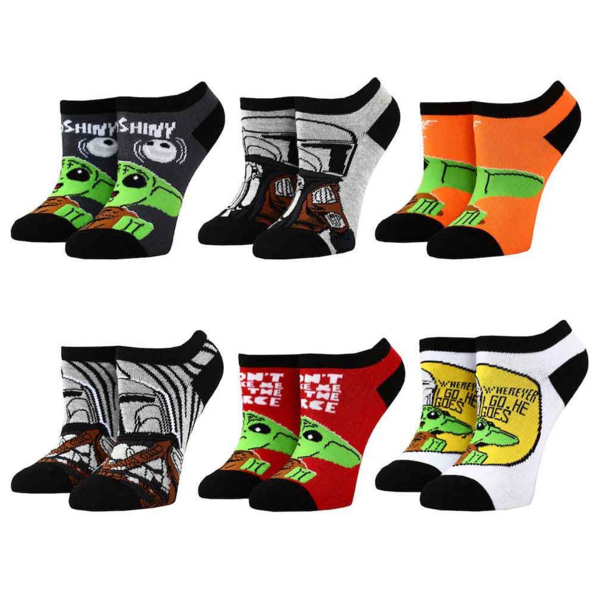 Picture of LEGO x Star Wars Mandalorian 5 Pair Ankle Socks