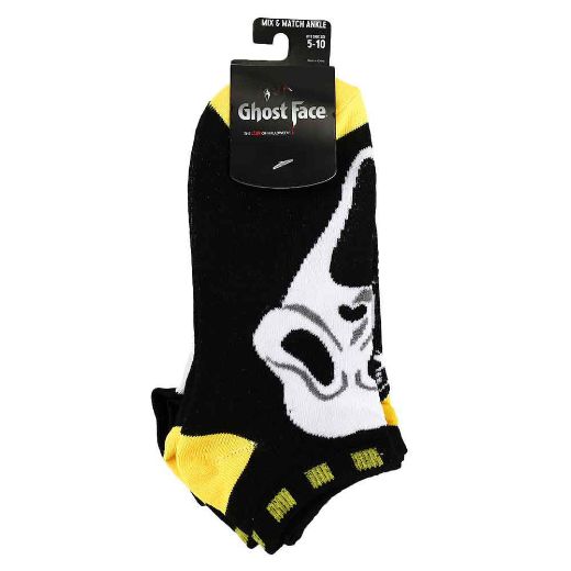Picture of Ghostface Icons 5 Pair Ankle Sock
