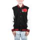 Picture of Naruto Akatsuki Embroidered Fleece Letterman Jacket