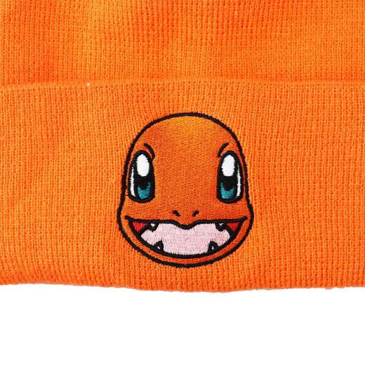 Picture of Pokemon Charmander Embroidered Cuff Beanie